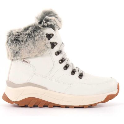 Rieker ankelboots för damer W0063-80 vit Rieker ankelboots för damer W0063-80 vit