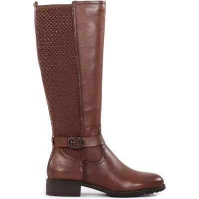 Tamaris damstövlar med XS-skaft 25618-43 cognac Tamaris damstövlar med XS-skaft 25618-43 cognac