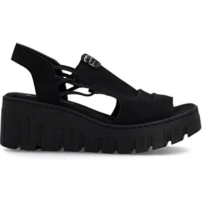 Rieker damkil sandaler 68075-00 svart Rieker damkil sandaler 68075-00 svart