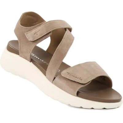 Tamaris damsandaler 28228-44 taupe Tamaris damsandaler 28228-44 taupe