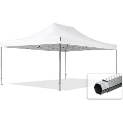 TOOLPORT 4x6 m snabbtält, Professional aluminium, vit - (578684) TOOLPORT 4x6 m snabbtält, Professional aluminium, vit - (578684)