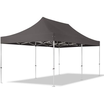 TOOLPORT 3x6 m snabbtält, Professional aluminium, mörkgrå - (600226) TOOLPORT 3x6 m snabbtält, Professional aluminium, mörkgrå - (600226)