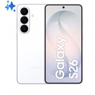 Samsung Galaxy S26 16 cm (6.3") Dubbla SIM-kort Android SM-S942BZWHEUB Samsung Galaxy S26 16 cm (6.3") Dubbla SIM-kort Android SM-S942BZWHEUB