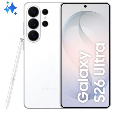 Samsung Galaxy S26 Ultra 17,5 cm (6.9") Dubbla SIM-kort SM-S948BZWGEUB Samsung Galaxy S26 Ultra 17,5 cm (6.9") Dubbla SIM-kort SM-S948BZWGEUB