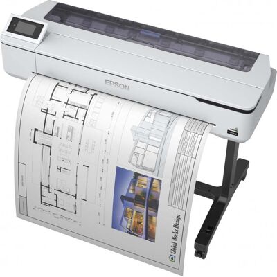 Epson SureColor SC-T5100 - Vit - Storformatskrivare Epson SureColor SC-T5100 - Vit - Storformatskrivare