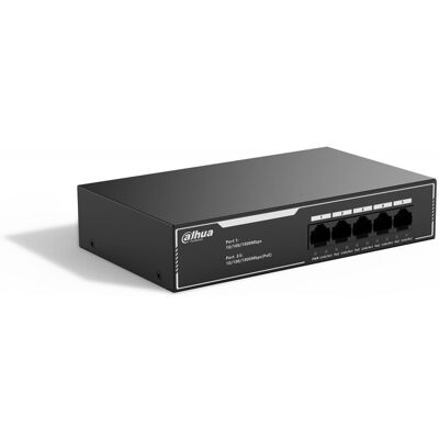 Dahua SG1005LP 5-Port Ekonomisk Gigabit PoE Switch med 4-Port SG1005LP Dahua SG1005LP 5-Port Ekonomisk Gigabit PoE Switch med 4-Port SG1005LP