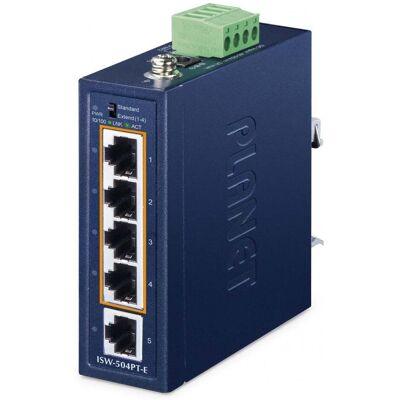 Planet ISW-504PT-E Kompakt 5-Portars Ohanterad Snabb ISW-504PT-E Planet ISW-504PT-E Kompakt 5-Portars Ohanterad Snabb ISW-504PT-E