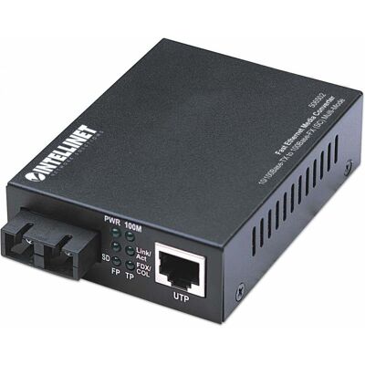 Intellinet 506502 mediakonverterare för nätverk 100 Mbit/s 506502 Intellinet 506502 mediakonverterare för nätverk 100 Mbit/s 506502