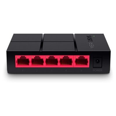 TP-Link Mercusys MS105G nätverksswitchar Ohanterad Gigabit Ethernet MS105G TP-Link Mercusys MS105G nätverksswitchar Ohanterad Gigabit Ethernet MS105G