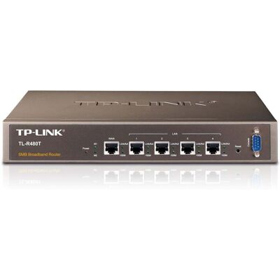 TP-Link TL-R480T kabelansluten router Snabb Ethernet Svart TL-R480T+ TP-Link TL-R480T kabelansluten router Snabb Ethernet Svart TL-R480T+