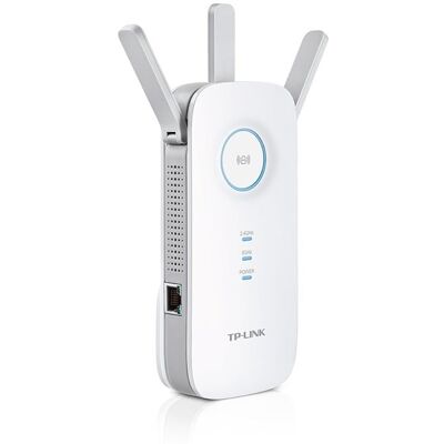 TP-Link AC1750 Wi-Fi Nätverksrepeater Vit 10, 100, 1000 Mbit/s RE450 TP-Link AC1750 Wi-Fi Nätverksrepeater Vit 10, 100, 1000 Mbit/s RE450