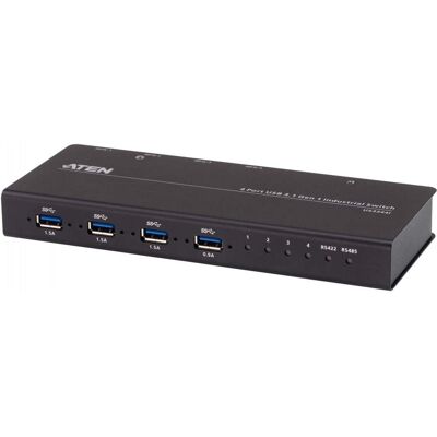 Aten 4-Port USB3.1 Gen 1 Industrial Switch US3344I-AT Aten 4-Port USB3.1 Gen 1 Industrial Switch US3344I-AT