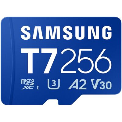 Samsung T7 256 GB MicroSDXC UHS-I MB-MB256T/WW Samsung T7 256 GB MicroSDXC UHS-I MB-MB256T/WW