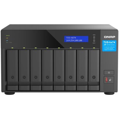 Qnap TVS-h874 NAS Tower Intel® Core™ i5 i5-12400 32 TVS-h874-i5-32G Qnap TVS-h874 NAS Tower Intel® Core™ i5 i5-12400 32 TVS-h874-i5-32G