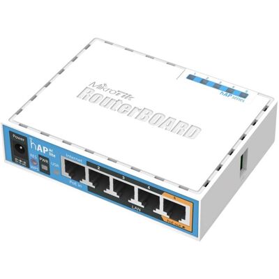 Mikrotik HAP ac lite 500 Mbit/s White Power over RB952UI-5AC2ND Mikrotik HAP ac lite 500 Mbit/s White Power over RB952UI-5AC2ND