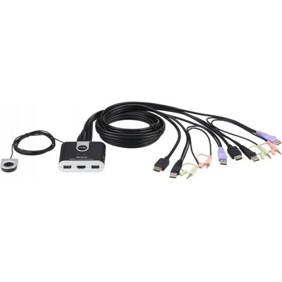 Aten CS692 USB HDMI KVM Switch 1920x1200 Upplösning Svart CS692 Aten CS692 USB HDMI KVM Switch 1920x1200 Upplösning Svart CS692