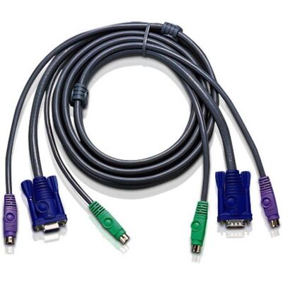 Aten 10ft PS/2 KVM-kablar Svart 3 m 2L-1003P/C Aten 10ft PS/2 KVM-kablar Svart 3 m 2L-1003P/C