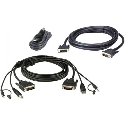 Aten 2L-7D03UDX5 KVM-kablar Svart 2L-7D03UDX5 Aten 2L-7D03UDX5 KVM-kablar Svart 2L-7D03UDX5