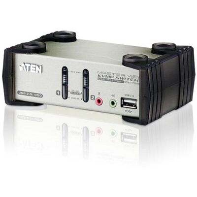 Aten CS1732B-AT-G 2P PS/2-USB VGA/Audio KVMP Switch W/OSD CS1732B-AT-G Aten CS1732B-AT-G 2P PS/2-USB VGA/Audio KVMP Switch W/OSD CS1732B-AT-G