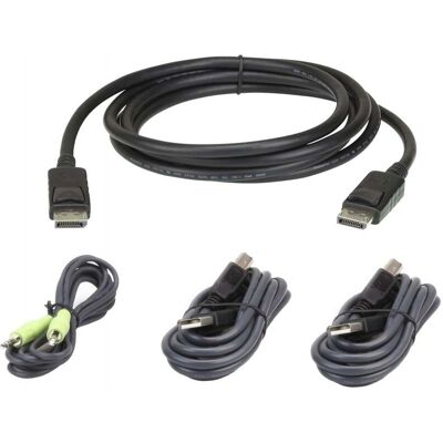 Aten 2L-7D02UDPX4 KVM-kablar Svart 2L-7D02UDPX4 Aten 2L-7D02UDPX4 KVM-kablar Svart 2L-7D02UDPX4
