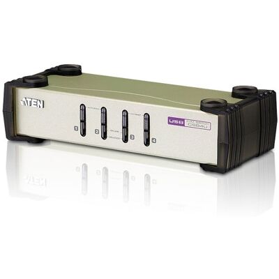 Aten 4-Port PS/2-USB VGA KVM Switch CS84U-AT Aten 4-Port PS/2-USB VGA KVM Switch CS84U-AT