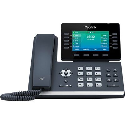 Yealink SIP-T54W IP-telefoner Svart 10 linjer LCD Wi-Fi T54W Yealink SIP-T54W IP-telefoner Svart 10 linjer LCD Wi-Fi T54W