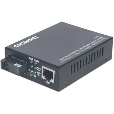 Intellinet Gigabit Ethernet WDM Bi-Directional Single Mode 545068 Intellinet Gigabit Ethernet WDM Bi-Directional Single Mode 545068