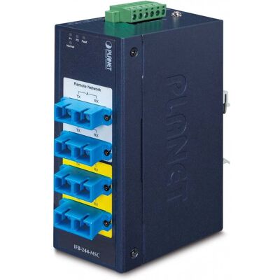 PLANET Switch by-pass indus 4x SC multimode -40/+75°C IFB-244-MSC PLANET Switch by-pass indus 4x SC multimode -40/+75°C IFB-244-MSC
