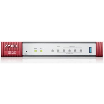 Zyxel USG Flex 100 hårdvarubrandväggar 0,9 Gbit/s USGFLEX100-EU0111F Zyxel USG Flex 100 hårdvarubrandväggar 0,9 Gbit/s USGFLEX100-EU0111F