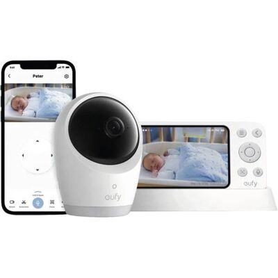 Eufy E21 Baby Monitor - 4K UHD, 5" Skärm, 720p, 8X Zoom Eufy E21 Baby Monitor - 4K UHD, 5" Skärm, 720p, 8X Zoom