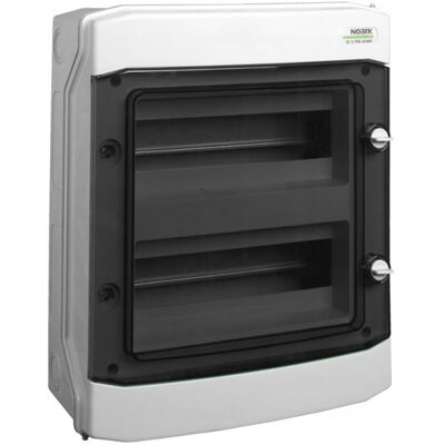 Noark Installation housing, plastic, surface-mounted, IP65, 2 rows 110685 Noark Installation housing, plastic, surface-mounted, IP65, 2 rows 110685