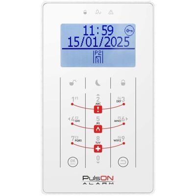 BCS PULSON LCD/S WH Vit LCD/S beröringskänsligt PULSON LCD/S WH BCS PULSON LCD/S WH Vit LCD/S beröringskänsligt PULSON LCD/S WH