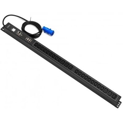 Digitus SMART PDU Strömfördelare 0U, IEC 60309 16A/250V DN-IP2-V3-18C13-6C19 Digitus SMART PDU Strömfördelare 0U, IEC 60309 16A/250V DN-IP2-V3-18C13-6C19