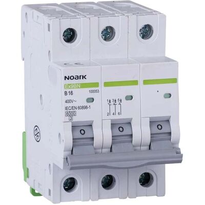 Noark 100049 Wył. nadpr. 6 kA, ch-ka B, 6 A, 3-bieg. 100049 Noark 100049 Wył. nadpr. 6 kA, ch-ka B, 6 A, 3-bieg. 100049