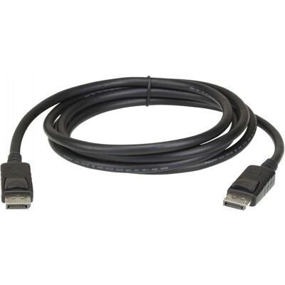 Aten 2L-7D02DP DisplayPort-kabel 2 m Svart 2L-7D02DP Aten 2L-7D02DP DisplayPort-kabel 2 m Svart 2L-7D02DP