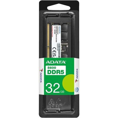 ADATA AD5S560032G-S minnesmodul 32 GB 1 x 32 GB DDR5 ECC AD5S560032G-S ADATA AD5S560032G-S minnesmodul 32 GB 1 x 32 GB DDR5 ECC AD5S560032G-S