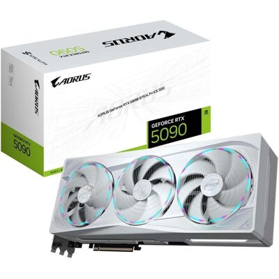 Gigabyte GeForce RTX 5090 Aorus Stealth Ice GV-N5090AORUSST ICE-32GD Gigabyte GeForce RTX 5090 Aorus Stealth Ice GV-N5090AORUSST ICE-32GD