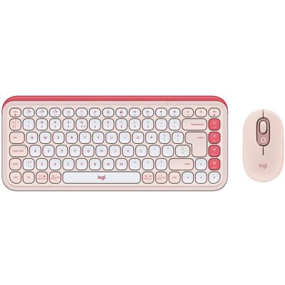 Logitech 920-013142 POP Icon Combo Mus och Tangentbord Rosa 920-013142 Logitech 920-013142 POP Icon Combo Mus och Tangentbord Rosa 920-013142