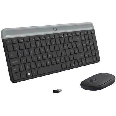 Logitech Slim MK470 tangentbord Mus inkluderad Universal RF 920-009204 Logitech Slim MK470 tangentbord Mus inkluderad Universal RF 920-009204
