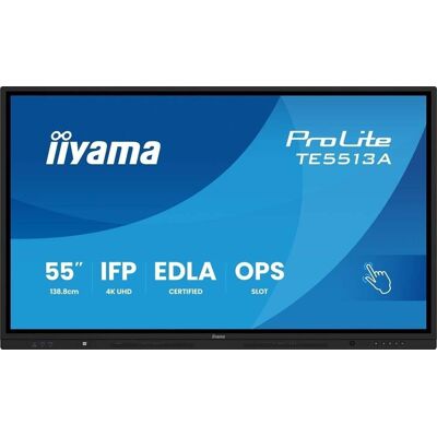 IIYAMA TE5513A-B2AG Interaktivt plattpanel IFP 55" IPS 4K TE5513A-B2AG IIYAMA TE5513A-B2AG Interaktivt plattpanel IFP 55" IPS 4K TE5513A-B2AG