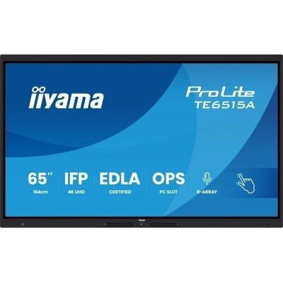 IIYAMA TE6515A-B2AG Interaktivt plattpanel IFP 65" VA 4K TE6515A-B2AG IIYAMA TE6515A-B2AG Interaktivt plattpanel IFP 65" VA 4K TE6515A-B2AG