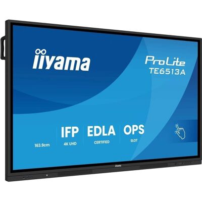 IIYAMA TE6513A-B2AG Interaktivt platt panel IFP 65" IPS TE6513A-B2AG IIYAMA TE6513A-B2AG Interaktivt platt panel IFP 65" IPS TE6513A-B2AG