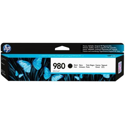HP 980 Black Original Ink Cartridge bläckpatroner 1 styck D8J10A HP 980 Black Original Ink Cartridge bläckpatroner 1 styck D8J10A