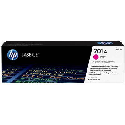 HP 201A Magenta Original LaserJet Toner Cartridge CF403A HP 201A Magenta Original LaserJet Toner Cartridge CF403A