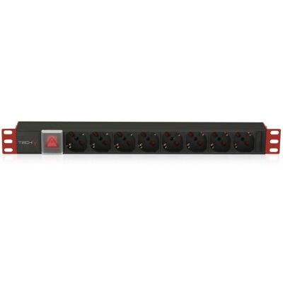 Techly I-CASE STRIP-18C20 19' 1U X8 I-CASE STRIP-18C20 Techly I-CASE STRIP-18C20 19' 1U X8 I-CASE STRIP-18C20