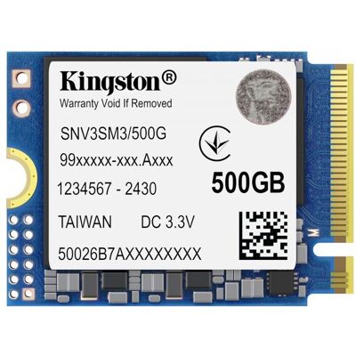 Kingston Technology NV3 500 GB M.2 PCI Express 4.0 NVMe SNV3SM3/500G Kingston Technology NV3 500 GB M.2 PCI Express 4.0 NVMe SNV3SM3/500G