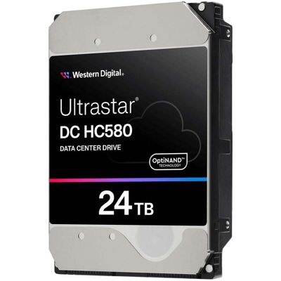 Western Digital Ultrastar 24TB SAS HC580 WUH722424AL5204 0F62802 Western Digital Ultrastar 24TB SAS HC580 WUH722424AL5204 0F62802