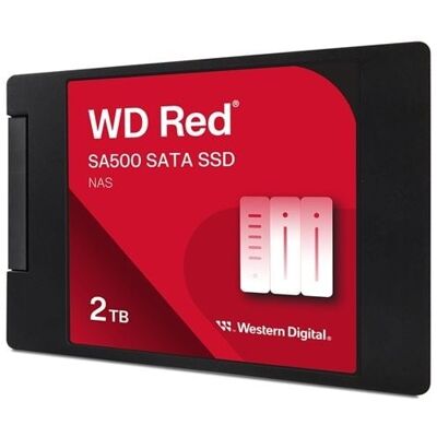Western Digital Red SA500 2TB SSD - 2,5 tum SATA NAS-enhet Western Digital Red SA500 2TB SSD - 2,5 tum SATA NAS-enhet