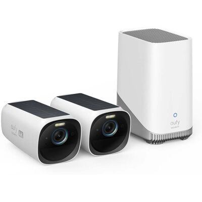 Eufy Vit Modell T88713W1 4K IP Säkerhetskamera Vägg Eufy Vit Modell T88713W1 4K IP Säkerhetskamera Vägg