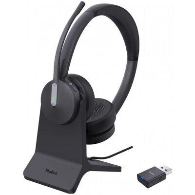 Yealink WH64 Hybird Dual with Charging Stand Teams Trådlös 1208697 Yealink WH64 Hybird Dual with Charging Stand Teams Trådlös 1208697